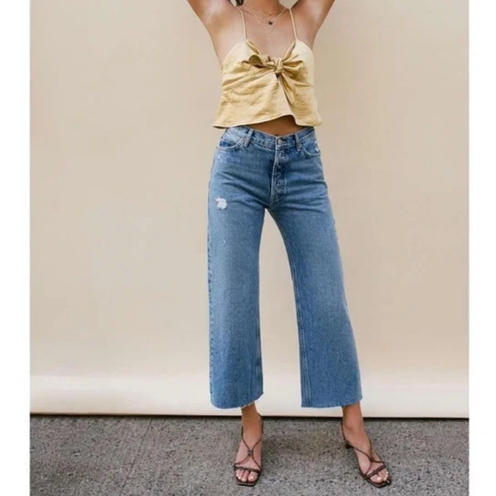 BDG vintage wide leg high rise jeans size 26